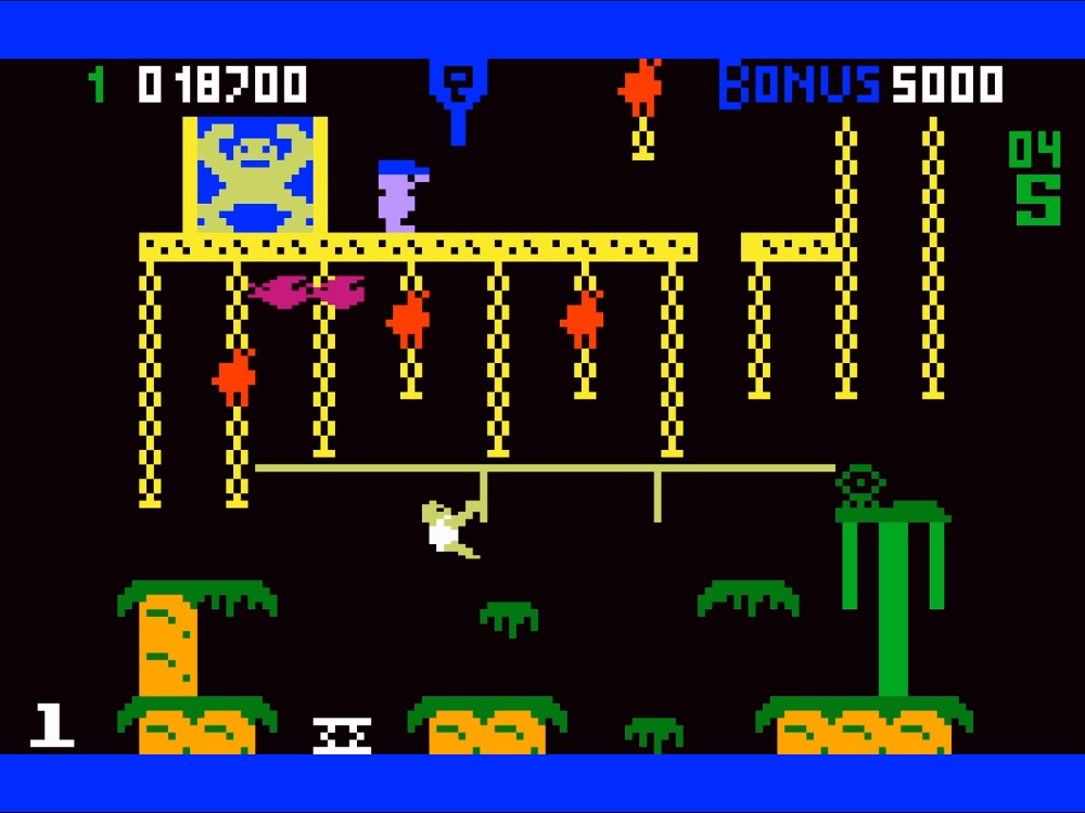 Gameplay of Donkey Kong Junior for Intellivision
